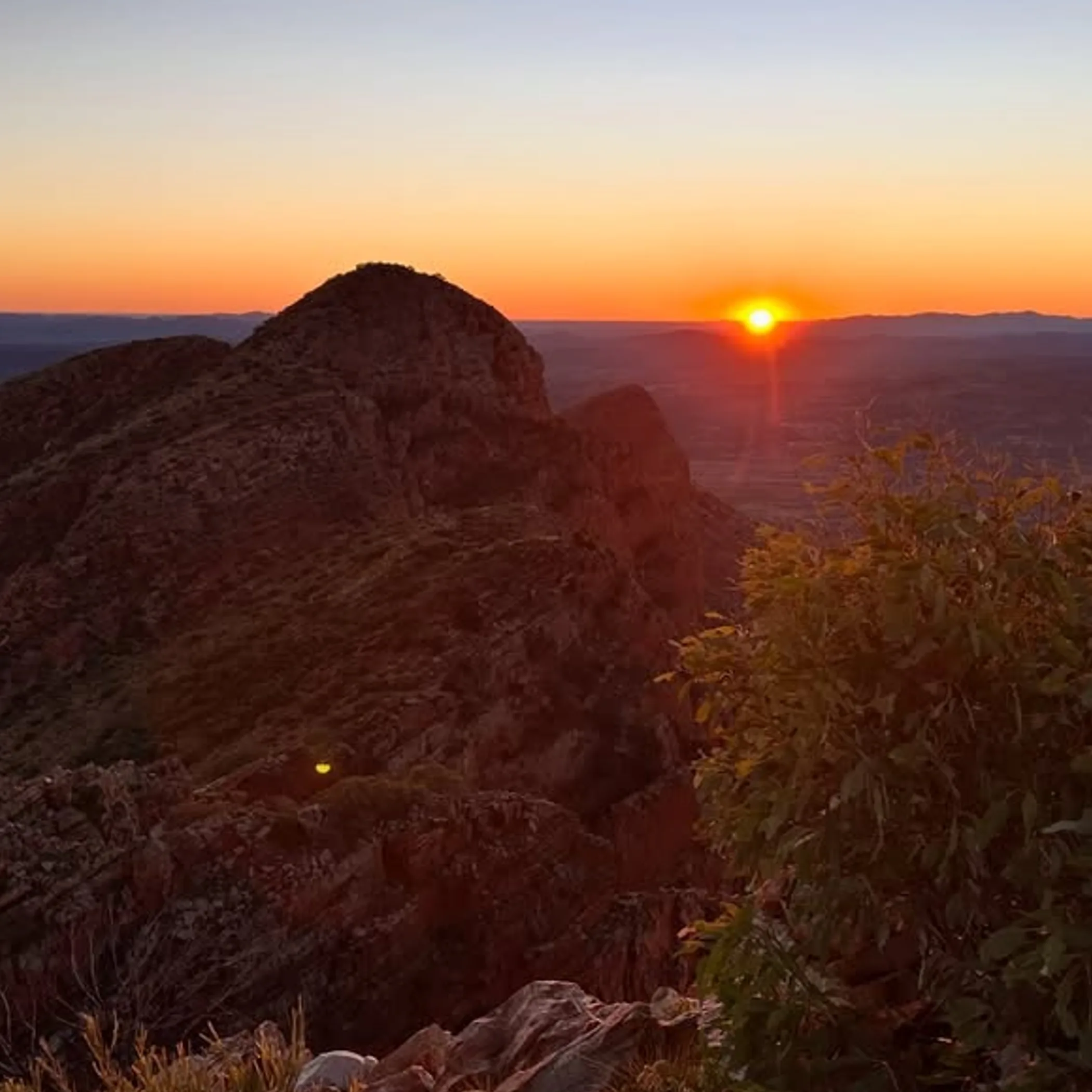 remote australian hiking landscape